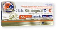OLIMP GOLD OMEGA 3 D3 K2, укрепляет сердце здоровые кости зубы 30 капсул