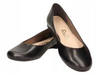 BALERINKI- BALERINY CAMILLA CZARNY SKÓRA