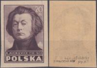 436 A** brązowofioletowy , pap. x , gw.+opis Jerzy Walocha