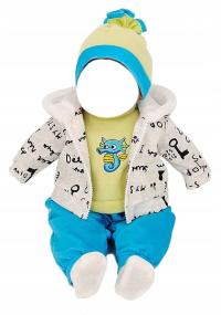детская одежда для куклы BORN Baby куртка клоун 270