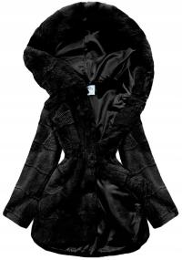 KURTKA FUTERKO KAPTUR CX009 CZARNA (40)