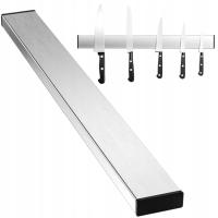 LISTWA MAGNETYCZNA NA NOŻE SAMOPRZYLEPNA DO KUCHNI STAL NIERDZEWNA 30CM