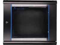Szafa rack montowana na ścianie Extralink 9U 600x450 Czarna