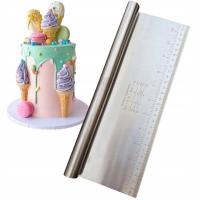 Skrobka do tortu packa cukiernicza dekorator do ciasta kremu szpatuła 30cm