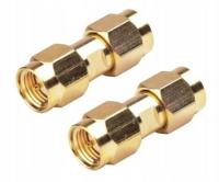 Adapter złącze przejście łącznik wtyk SMA / wtyk SMA podwójny beczka (2509)
