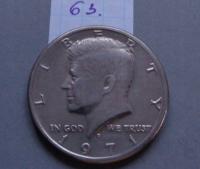 HALF DOLLAR z 1971 roku lit D - KENNEDY