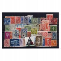 Pakiet Holandia 50 znaczków kasowanych na czarnej karcie transportowe [70]