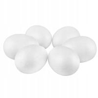 Яйца для украшения пенополистирола белый головной убор украшение Пасха декоративные x6