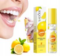 ODŚWIEŻACZ DO UST SPRAY Z EKSTRAKTEM CYTRYNY LEMON - ŚWIEŻY ODDECH SADOER