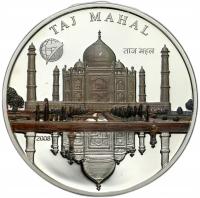 Mongolia. 500 tugrików 2008, Tadż Mahal – SREBRO