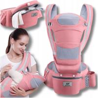 Розовая переноска для детей 15в1 эргономичная переноска для детей 25 кг сиденье