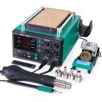 Паяльная станция C210 HOTAIR ЖК-нагреватель 853AAA-II 3в1 1170 Вт