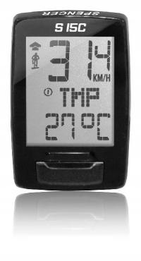 2X Licznik rowerowy komputerek SPENCER S15C 15F CZAR.