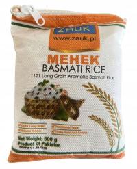 RYŻ BASMATI MEHEK 1121 500g Zauk Aromatyczny Wspaniały Smak Pakistan