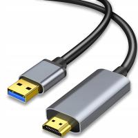Кабель USB 3.0 Pavel JL-UH3020 к HDMI черный 2 м