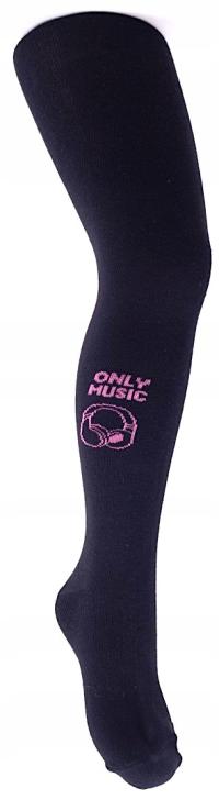 Yoclub детские колготки черный хлопок