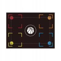 Mata treningowa do koszykówki Mata treningowa Agility Footstep Antypoślizgowa 107cmx76cm
