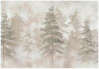 FOTOTAPETA LAS BEŻOWY DRZEWA BETON NATURA NA ŚCIANĘ SYPIALNIA SALON 350x250