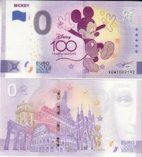 UE -Banknot 0-euro-Niemcy 2023-1 MICKEY