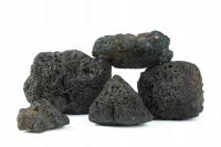 Камень для аквариума вулканическая лава Черная 1кг