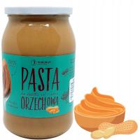 KruKam Pasta orzechowa 100% 900g Naturalne masło orzechowe bez soli i cukru