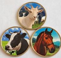 KIRIBATI FANNING ISLAND 2025 zestaw 3 monet kolor