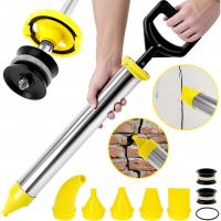 WYCISKACZ BUDOWLANY POMPKA DO MAS CEMENTU TYNKU ZAPRAWY KLEJU FUG 5 DYSZE