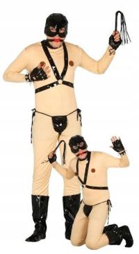 КОСТЮМ САДО-МАЗО БЕЖЕВЫЙ САДО-МАЗО ХЭЛЛОУИН L