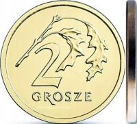 2 гр Пенни 2015 Royal Mint монетный двор с мешком