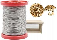 Drut pszczelarski 0,4 mm 500 g NIERDZEWNY do drutowania ramki + przelotki