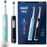 Электрическая зубная щетка Oral - B Pro Series 1 Duo Black and Blue