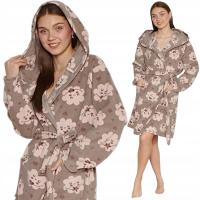Morella женский халат до колена с капюшоном