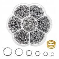 Ogniwka kółeczka montażowe otwarte ze stali nierdzewnej 4–10 mm 1000 szt.