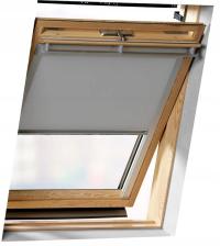 Рулонные шторы на крышу для окна Velux ck04, затемняющая серая распродажа
