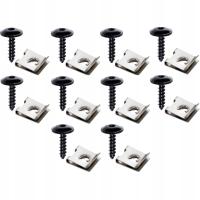 FORD НАБОР ЗАЖИМОВ КРЕПЛЕНИЯ ПЛАСТИНЫ ВИНТЫ КРЫШКИ ШАССИ КРЫЛЬЯ 10