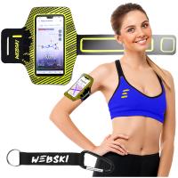 ETUI POKROWIEC OPASKA NA RAMIĘ RĘKĘ ARMBAND NA TELEFON DO BIEGANIA WEBSKI