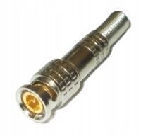 Металлический штекер BNC для кабеля с наклоном (3660)