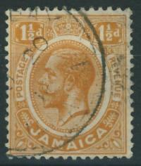 Jamaica 1 1/2 d. - King George V