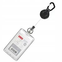 HOLDER PIONOWY IDENTYFIKATOR NA KARTĘ LINKĄ SMYCZĄ ROZWIJANĄ zwijaki.pl 255