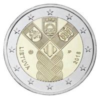 Litwa 2 € 2018.100 na rzecz Niepodległości ______8909