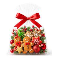 WORECZKI CELOFANOWE 20x30cm Torebki na prezenty Święta Grube 100szt