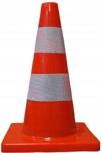 Дорожный конус предупреждающий столбик светоотражающий 30 см конусы гибкий