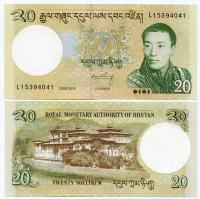 BHUTAN 20 NGULTRUM 2013 P-30b UNC Jigme Khesar Namgyel Wangchuk