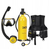 MASKA DO NURKOWANIA BUTLA 2L ZAWÓR KAMIZELKA ZESTAW NURKA DIDEEP +MANOMETR