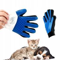 Перчатка щетка для расчесывания шерсти собаки кошки для ласки и расчесывания