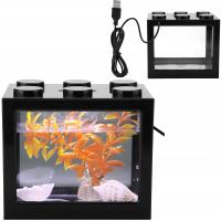 АКВАРИУМ КУБ НЕБОЛЬШОЙ 12X8X10, 5 СМ КРЫШКА