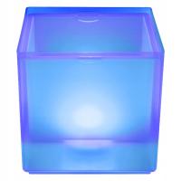 Dwuwarstwowe wiaderko na lód, pudełko na wino do piwa 3.5L Wiaderko na lód do wina Piwo niebieskie1