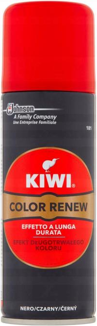 Kiwi Color Renew Черная пропитка для обуви 200 мл