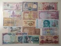 Zestaw 15 banknotów Świat ciekawy mix -NrB0065