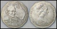 MNB - AUSTRALIA 50 Centów 1970 # JAMES COOK # st 2+